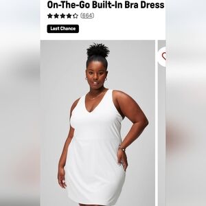 Fabletics on the go dress/white 1X